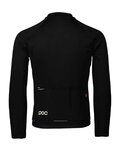 POC Langarm Fahrradtrikot für den Winter - THERMAL LITE  - Schwarz