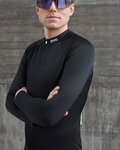 POC Langarm Fahrradtrikot für den Winter - THERMAL LITE  - Schwarz