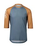 POC Kurzarm Fahrradtrikot - MTB PURE 3/4 - Orange/Blau