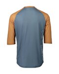 POC Kurzarm Fahrradtrikot - MTB PURE 3/4 - Orange/Blau