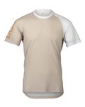 POC Kurzarm Fahrradtrikot - MTB PURE - Beige/Weiß