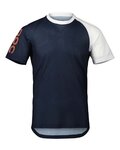 POC Kurzarm Fahrradtrikot - MTB PURE - Weiß/Blau