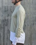 POC Langarm Fahrradtrikot für den Sommer - MTB PURE - Grün/Weiß