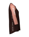 POC Kurzarm Fahrradtrikot - MTB PURE 3/4 LADY - Braun/Rosa