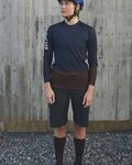 POC Langarm Fahrradtrikot für den Sommer - MTB PURE LADY - Braun/Blau