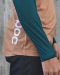 POC Langarm Fahrradtrikot für den Sommer - MTB PURE LADY - Grün/Braun