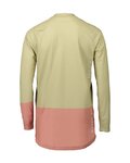 POC Langarm Fahrradtrikot für den Sommer - MTB PURE LADY - Beige/Rosa