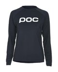 POC Langarm Fahrradtrikot für den Sommer - REFORM ENDURO LADY - Schwarz