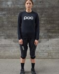 POC Langarm Fahrradtrikot für den Sommer - REFORM ENDURO LADY - Schwarz
