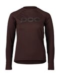 POC Langarm Fahrradtrikot für den Sommer - REFORM ENDURO LADY - Braun