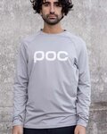 POC Langarm Fahrradtrikot für den Sommer - REFORM ENDURO - Grau