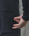POC Langarm Fahrradtrikot für den Winter - AMBIENT THERMAL - Schwarz