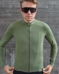 POC Langarm Fahrradtrikot für den Winter - AMBIENT THERMAL - Grün