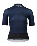 POC Kurzarm Fahrradtrikot - ESSENTIAL ROAD LADY - Schwarz/Blau
