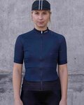 POC Kurzarm Fahrradtrikot - ESSENTIAL ROAD LADY - Schwarz/Blau