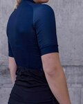 POC Kurzarm Fahrradtrikot - ESSENTIAL ROAD LADY - Schwarz/Blau