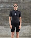 POC Kurzarm Fahrradtrikot - ESSENTIAL ROAD LADY - Schwarz
