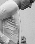 POC Langarm Fahrrad-Shirt - ESSENTIAL LAYER - Weiß
