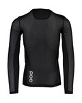 POC Langarm Fahrrad-Shirt - ESSENTIAL LAYER - Schwarz