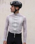 POC Langarm Fahrradtrikot für den Sommer - ESSENTIAL ROAD - Schwarz/Grau