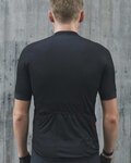 POC Kurzarm Fahrradtrikot - ESSENTIAL ROAD LOGO - Schwarz