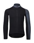 POC Langarm Fahrradtrikot für den Winter - ESSENTIAL ROAD MID - Schwarz/Grau