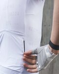 POC Kurzarm Fahrradtrikot - PRISTINE PRINT - Weiß