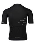 POC Kurzarm Fahrradtrikot - PRISTINE PRINT - Schwarz