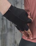 POC Fingerlose Fahrradhandschuhe - AGILE - Schwarz