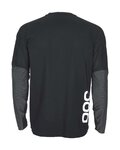 POC Langarm Fahrradtrikot für den Sommer - RESISTANCE DH - Schwarz/Grau