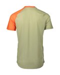 POC Kurzarm Fahrradtrikot - MTB PURE - Orange/Grün