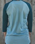 POC Kurzarm Fahrradtrikot - MTB PURE 3/4 LADY - Blau/Hellblau