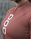 POC Kurzarm Fahrradtrikot - ESSENTIAL ROAD LADY - Rot