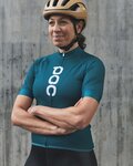 POC Kurzarm Fahrradtrikot - ESSENTIAL ROAD LADY  - Blau