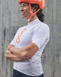 POC Kurzarm Fahrradtrikot - ESSENTIAL ROAD LADY - Weiß/Grau