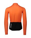 POC Langarm Fahrradtrikot für den Sommer - ESSENTIAL ROAD - Orange/Schwarz