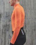 POC Langarm Fahrradtrikot für den Sommer - ESSENTIAL ROAD - Orange/Schwarz