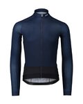 POC Langarm Fahrradtrikot für den Sommer - ESSENTIAL ROAD - Schwarz/Blau