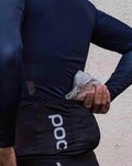 POC Langarm Fahrradtrikot für den Sommer - ESSENTIAL ROAD - Schwarz/Blau