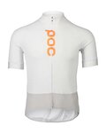 POC Kurzarm Fahrradtrikot - ESSENTIAL ROAD LOGO - Weiß/Grau
