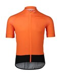 POC Kurzarm Fahrradtrikot - ESSENTIAL ROAD - Orange/Schwarz