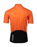 POC Kurzarm Fahrradtrikot - ESSENTIAL ROAD - Orange/Schwarz