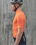 POC Kurzarm Fahrradtrikot - ESSENTIAL ROAD - Orange/Schwarz