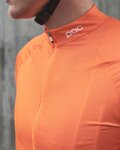 POC Kurzarm Fahrradtrikot - ESSENTIAL ROAD - Orange/Schwarz