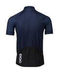 POC Kurzarm Fahrradtrikot - ESSENTIAL ROAD - Schwarz/Blau