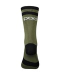 POC Klassische Fahrradsocken - LURE MTB - Grün/Schwarz