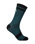 POC Klassische Fahrradsocken - LURE MTB - Blau/Schwarz