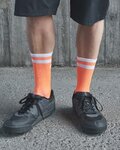 POC Klassische Fahrradsocken - LURE MTB - Weiß/Orange
