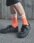 POC Klassische Fahrradsocken - LURE MTB - Weiß/Orange