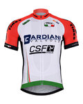 Kurzarm Fahrradtrikot - BARDIANI 2017 - Grün/Rosa/Weiß